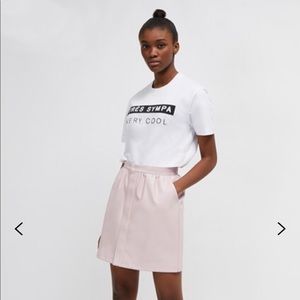 NWT French Connection Bia PU Mini Skirt- SZ 6